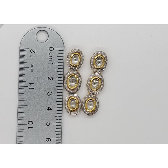 18kt Gold Fusion Diamond Earring - Picture 4 of 10